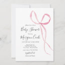 Recherche de pink baby shower fille invitations Arc rose