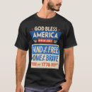 Suche nach gott segnen amerika tshirts Amerikanische unabhängigkeitstag