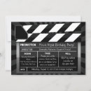 Recherche de clap invitations Film