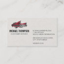 Recherche de voiture rouge classique cartes visite Véhicule