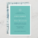 Recherche de chic bar bat mitzvah invitations Blanc