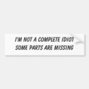 Recherche de complet voiture autocollants Idiot
