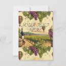 Recherche de vignobles vœux cartes Italie