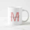 Recherche de lettre monogramme tasses Typographie