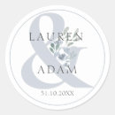 Recherche de de monogramme mariage autocollants Floral