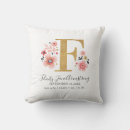Recherche de monogramme f coussins Floral