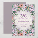 Recherche de 75 anniversaire invitations Élégant