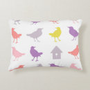 Recherche de oiseaux roses coussins Pastel