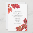 Recherche de rouge orange mariage invitations Élégant