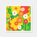 Recherche de fleurs peintes serviettes Coloré