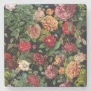 Recherche de motif fleuri dessous de verres Peinture