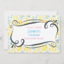 Recherche de lemonade party invitations Fête d'anniversaire