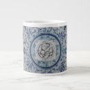 Recherche de batik bleu tasses Aquarelle