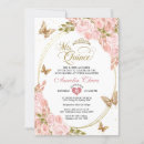 Recherche de floral butterfly invitations Quinceanera