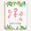 Recherche de flamant rose de notes carnets Pour enfants