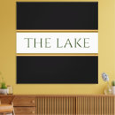 Recherche de lac impressions sur toile Blanc