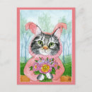Recherche de chats roses cartes postales Printemps