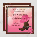 Recherche de western 16ans anniversaire invitations Bottes