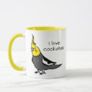 Recherche de perroquet gris tasses Cockatiel