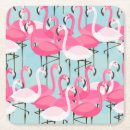 Recherche de flamants dessous de verres Jungle