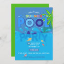 Recherche de pool graduation invitations Fête d'été