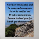 Recherche de fort et courageux posters Verset biblique