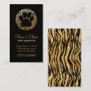 Recherche de pet services cartes visite Animaux domestiques