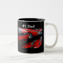 Recherche de voiture rouge tasses Dad