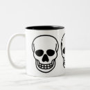 Recherche de crâne gothique tasses Noir