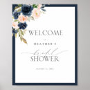 Recherche de bridal shower welcome signes Floral