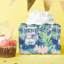 Recherche de palme papier cadeau Bleu