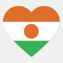 Recherche de drapeau du niger autocollants Drapeaux du monde
