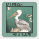 Recherche de pélican drôle autocollants Plage
