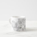 Recherche de abstraite de fleur tasses Motif floral