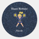 Recherche de poms autocollants Girl