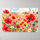 Suche nach blumenillustration poster Mohn