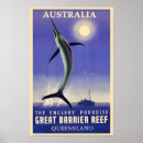 Suche nach great barrier reef poster Vintag