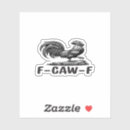 Recherche de jeu de mots autocollants F caw f