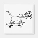 Recherche de noir et blanc chat magnets Chats