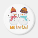 Recherche de bonhommes neige magnets Hiver