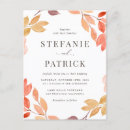 Suche nach rustikale hochzeit im herbst postkarten Herbstblätter