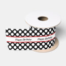 Recherche de joyeux anniversaire rubans Noir et blanc