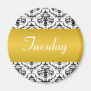 Recherche de jour semaine magnets Blanc