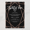 Recherche de vingt cinq ans invitations Typographie
