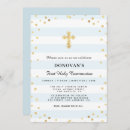Recherche de première communion cartes cartes invitations Bleu