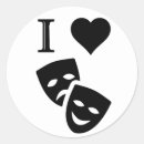 Recherche de comédienne autocollants Théâtre