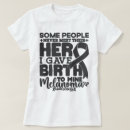 Recherche de mélanome tshirts Sensibilisation