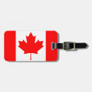 Recherche de drapeau canadien bagages étiquettes Feuille d'érable
