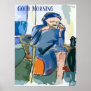 Recherche de café de matin posters Femme