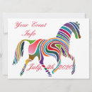 Recherche de cartoon horse invitations Coloré